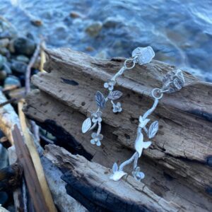 Aros de Plata Irregulares "Mi Jardín Infinito IV" - Infinito mi