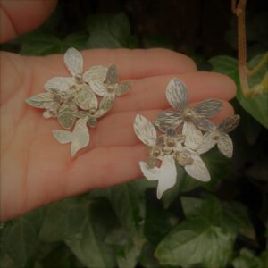 Aros de Plata Maxi  "Mi Jardín Infinito II" - Infinito